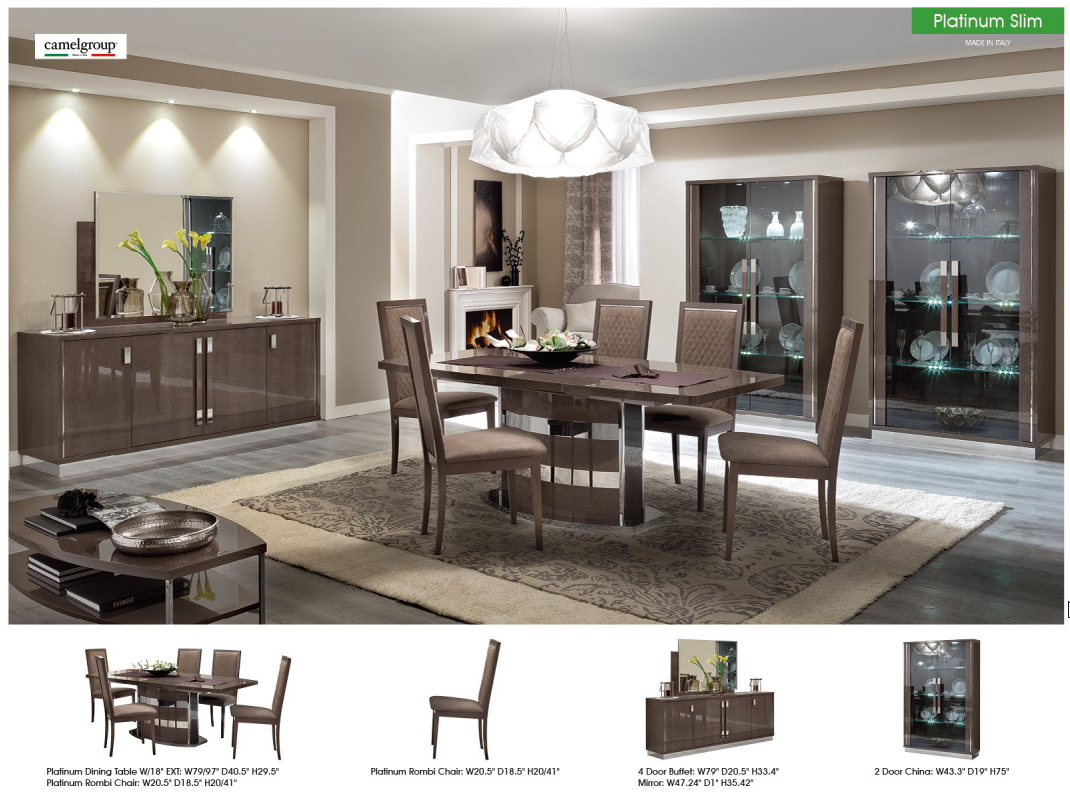 Platinum Italian Dining Table - Thumbnail 4