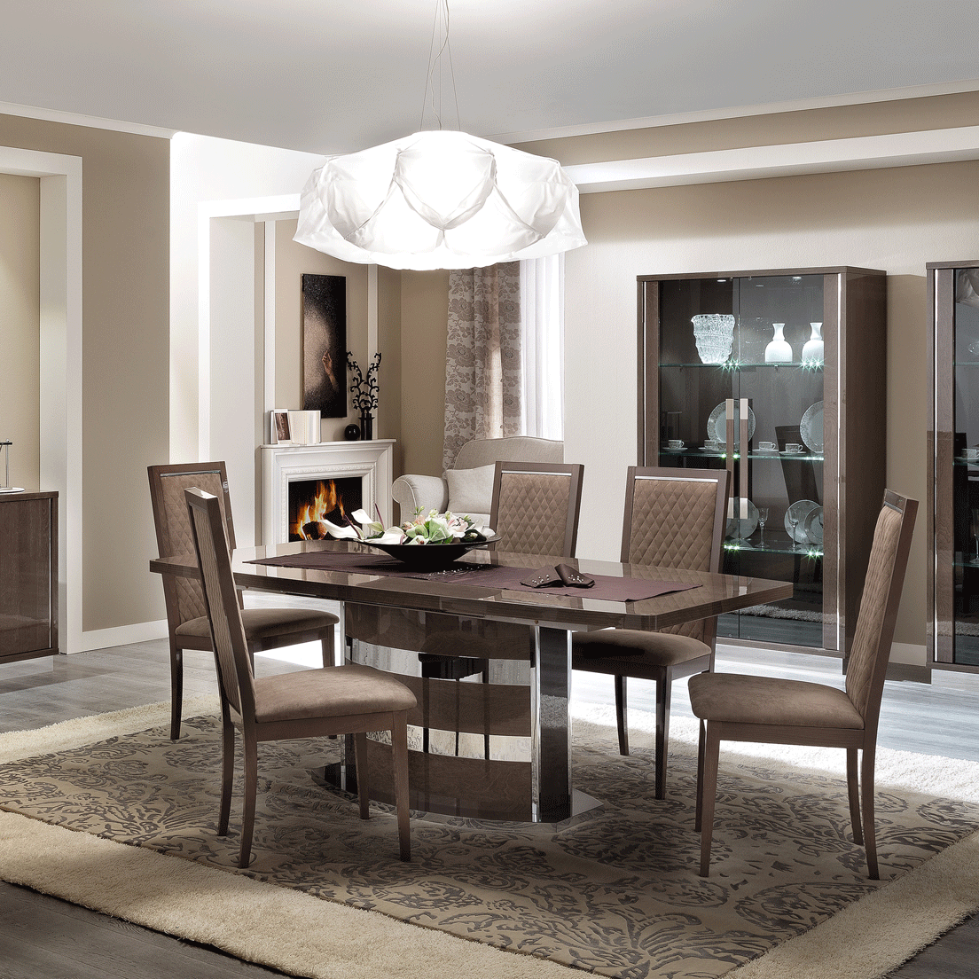 Platinum Italian Dining Table