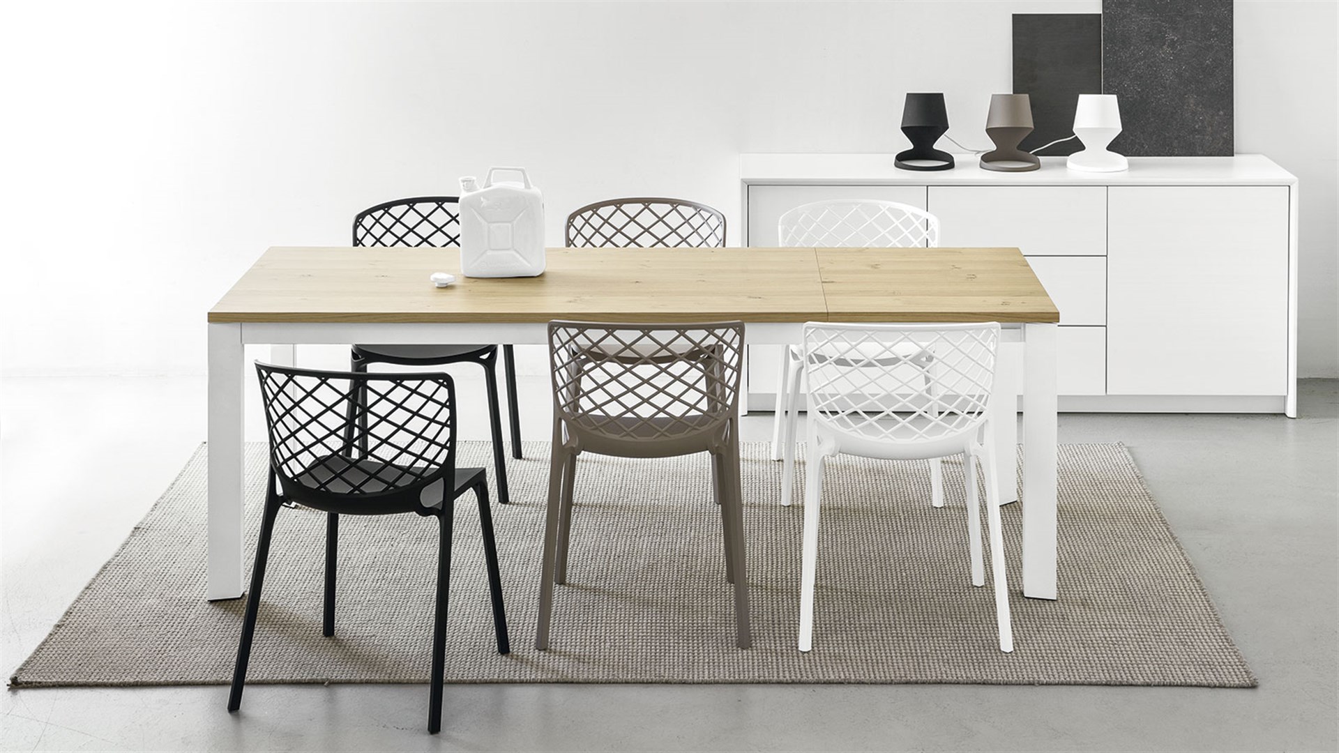 CB4010-R Baron Dining Table by Connubia