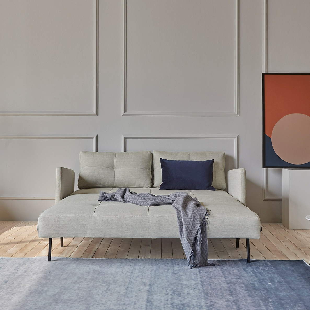 Cubed Deluxe Sofa Bed with Arms - Thumbnail 5