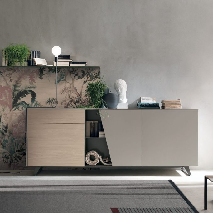 Diagonal Sideboard