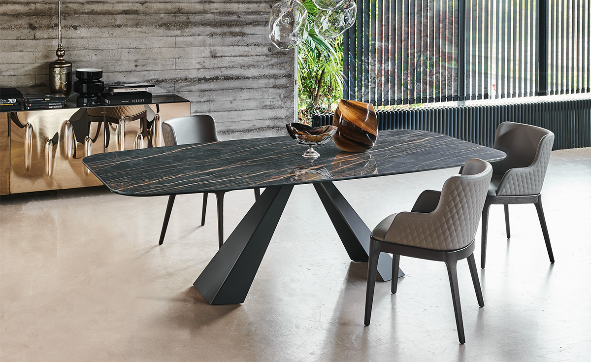 Cattelan Italia Eliot Wood Drive Dining Table
