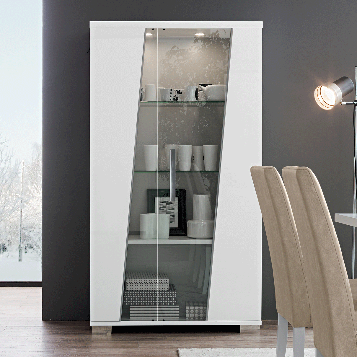 Lisa 2-Door China Cabinet