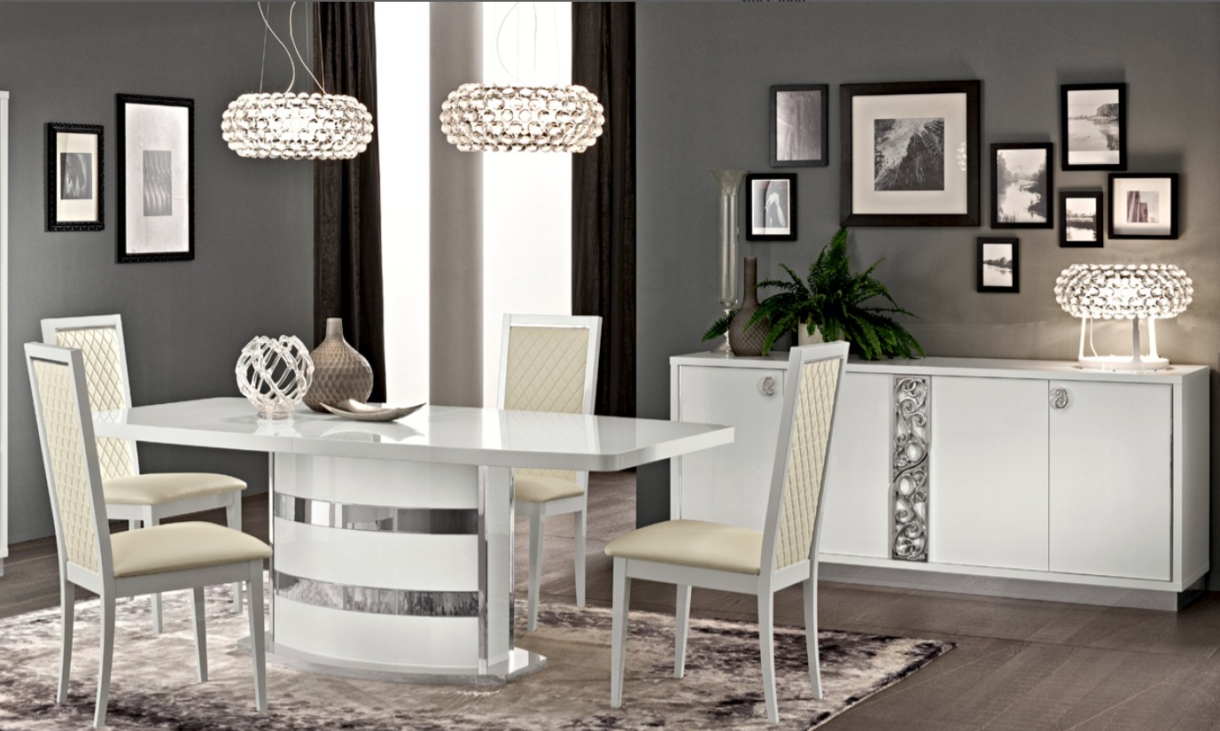 Camelgroup Roma Modern Wood 4-Door Buffet - Thumbnail 2