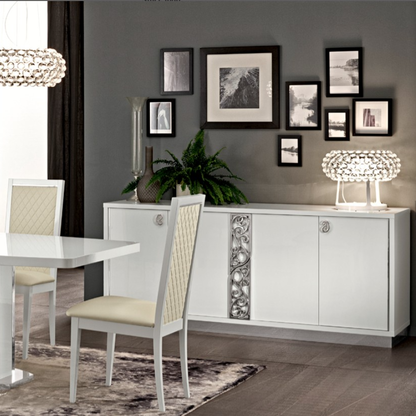 Camelgroup Roma Modern Wood 4-Door Buffet - Thumbnail 5