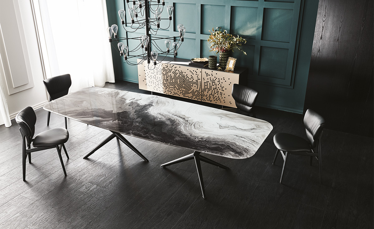 Cattelan Italia Atlantis Crystalart Dining Table - Thumbnail 4