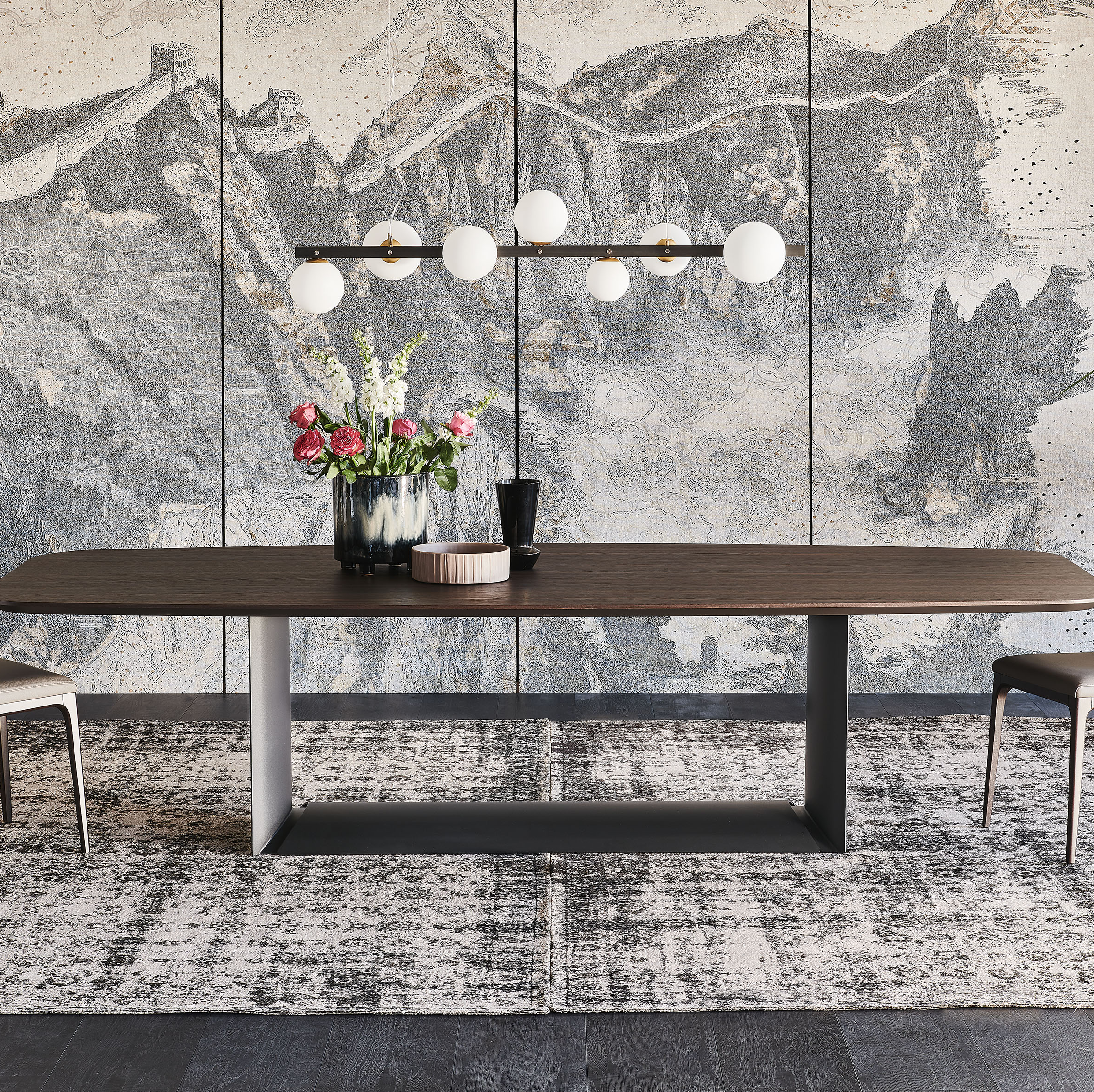 Dragon Wood Dining Table by Cattelan Italia