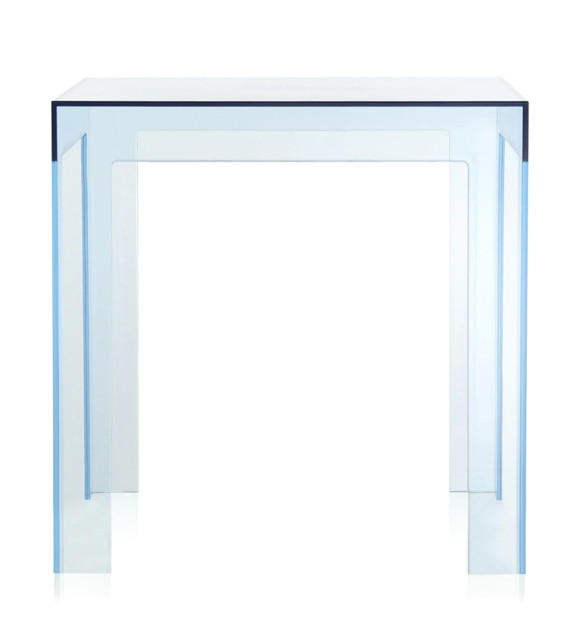 Kartell JOLLY Side Table by Paolo Rizzatto - Light Blue