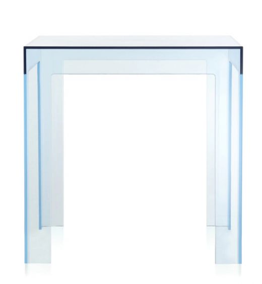Kartell JOLLY Side Table by Paolo Rizzatto - Light Blue - Thumbnail 2