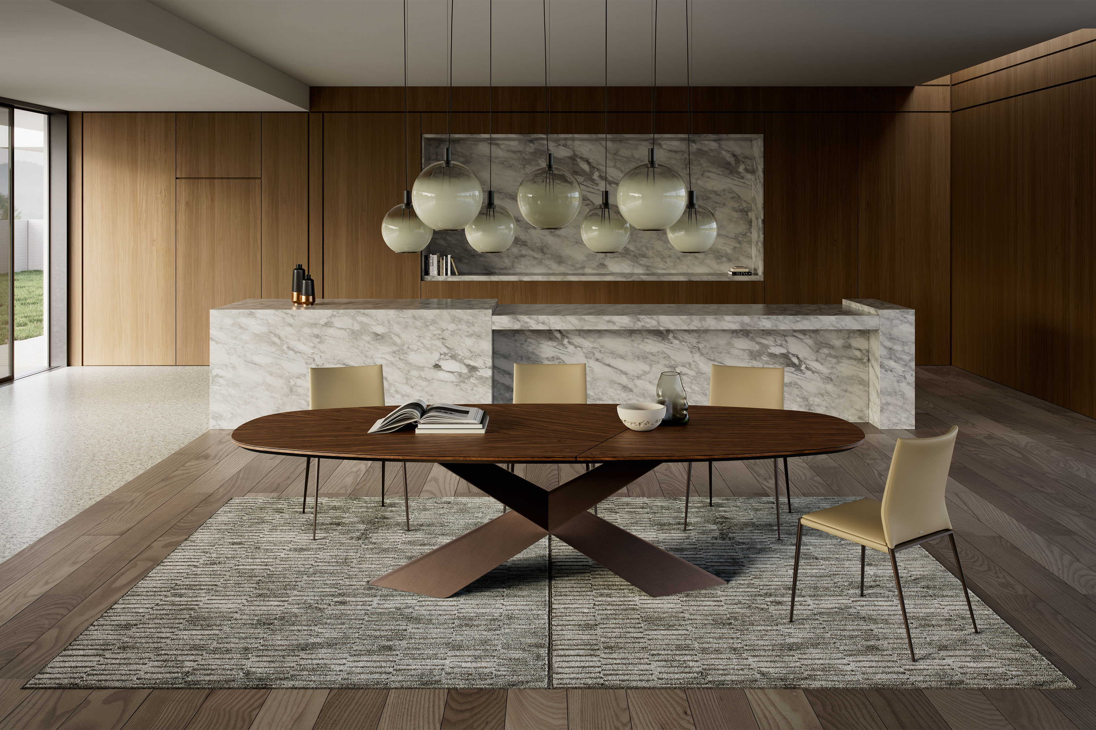 Cattelan Italia Tyron Dining Table - Thumbnail 4