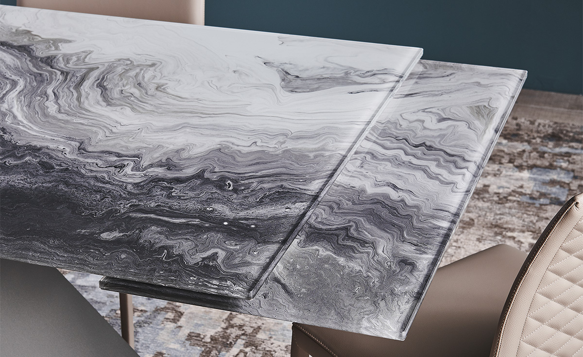 Cattelan Italia Eliot Crystalart Drive Dining Table