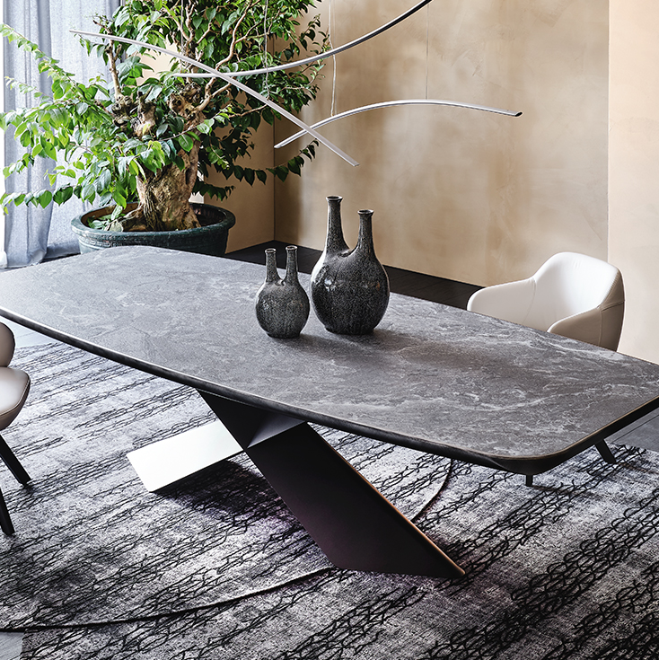 Tyron Keramik Premium Dining Table - Thumbnail 2