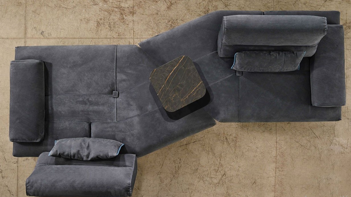Smart Two-Sided Sofa by Gamma Arredamenti