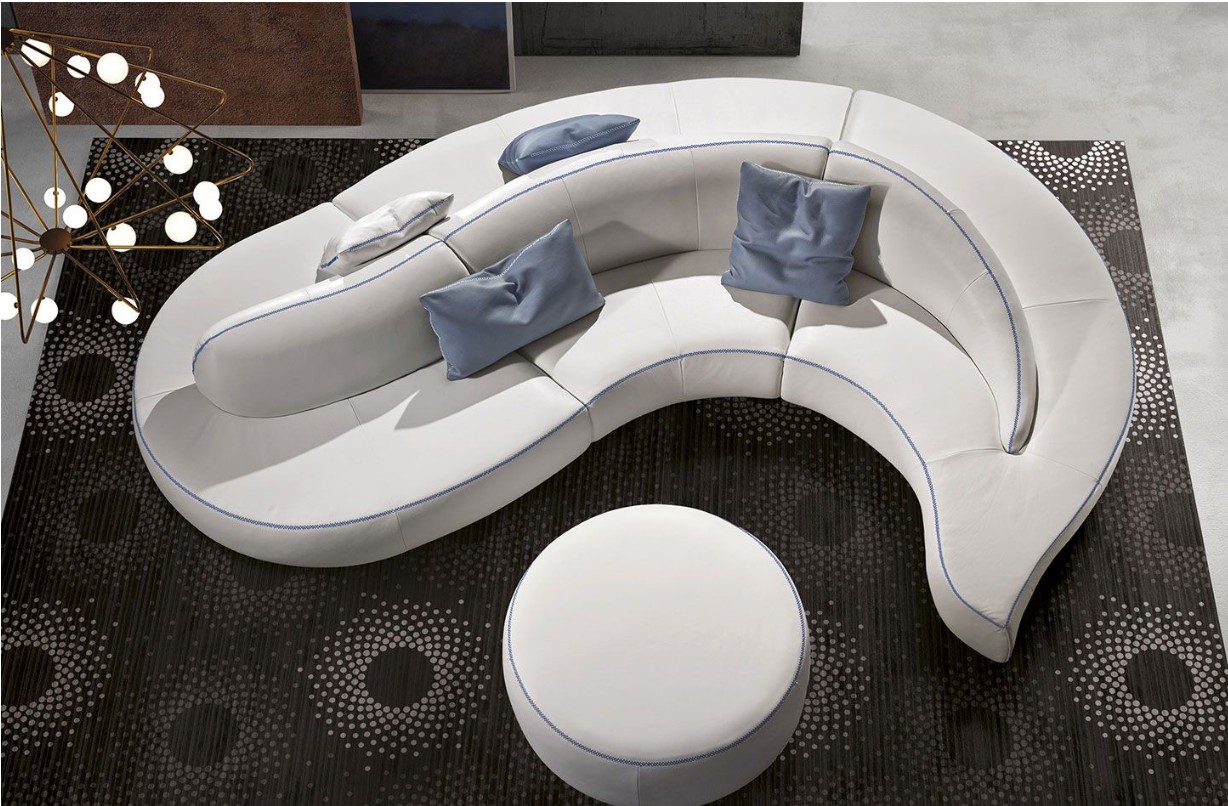 Wave Curved Sofa - Thumbnail 4