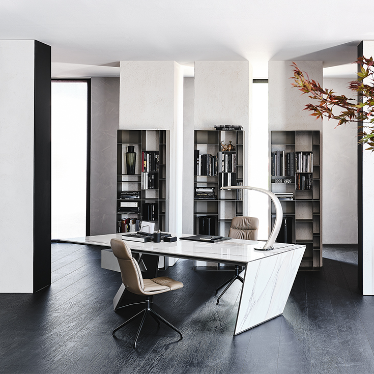 Vega Executive Office Desk by Cattelan Italia