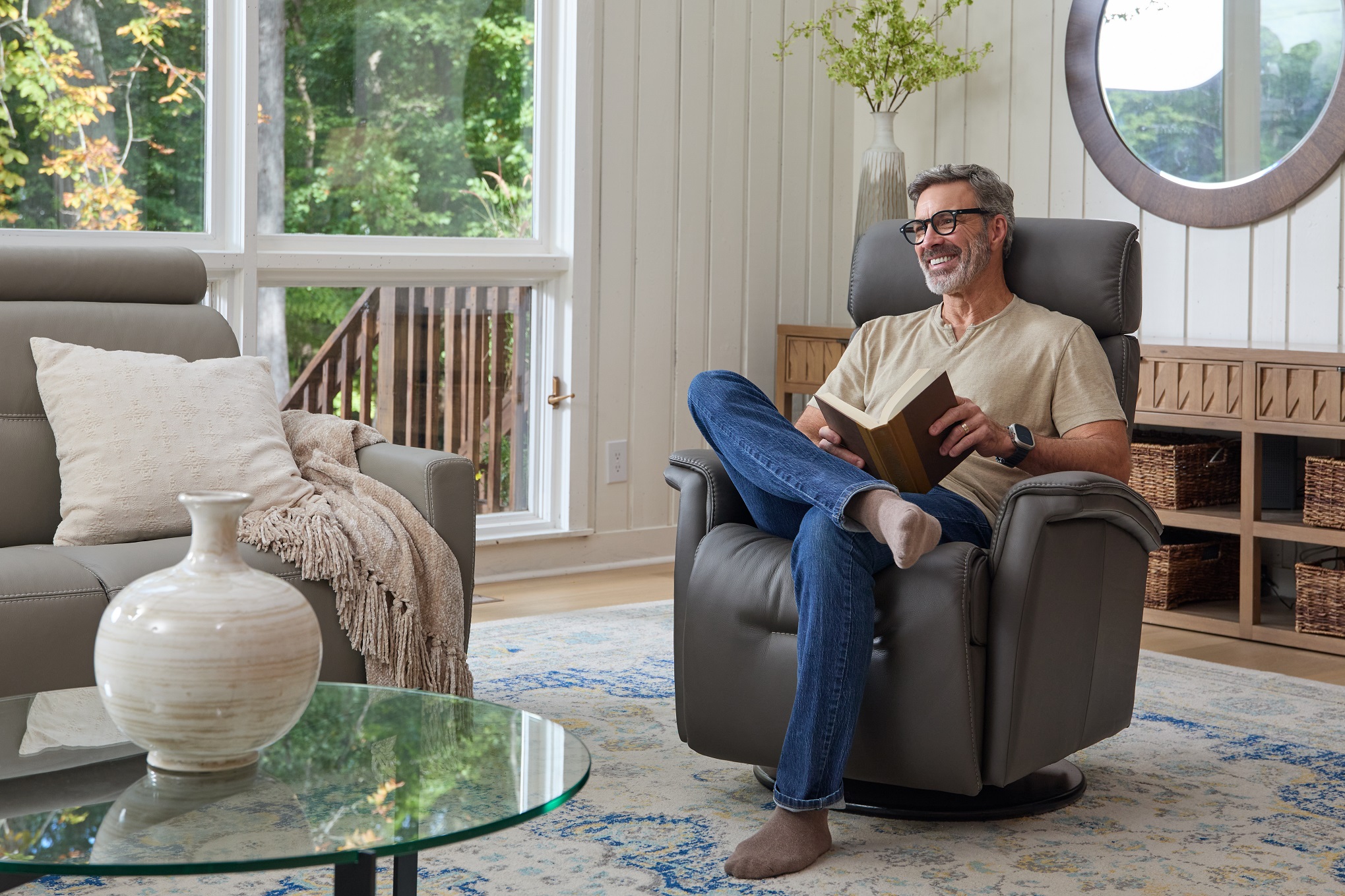 Fjords Rome Power Recliner by Fjords