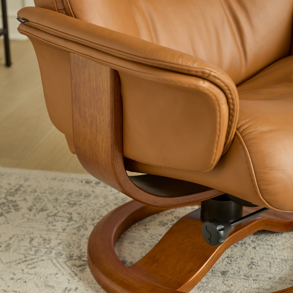 Fjords Anne R Recliner & Foot Stool by Fjords