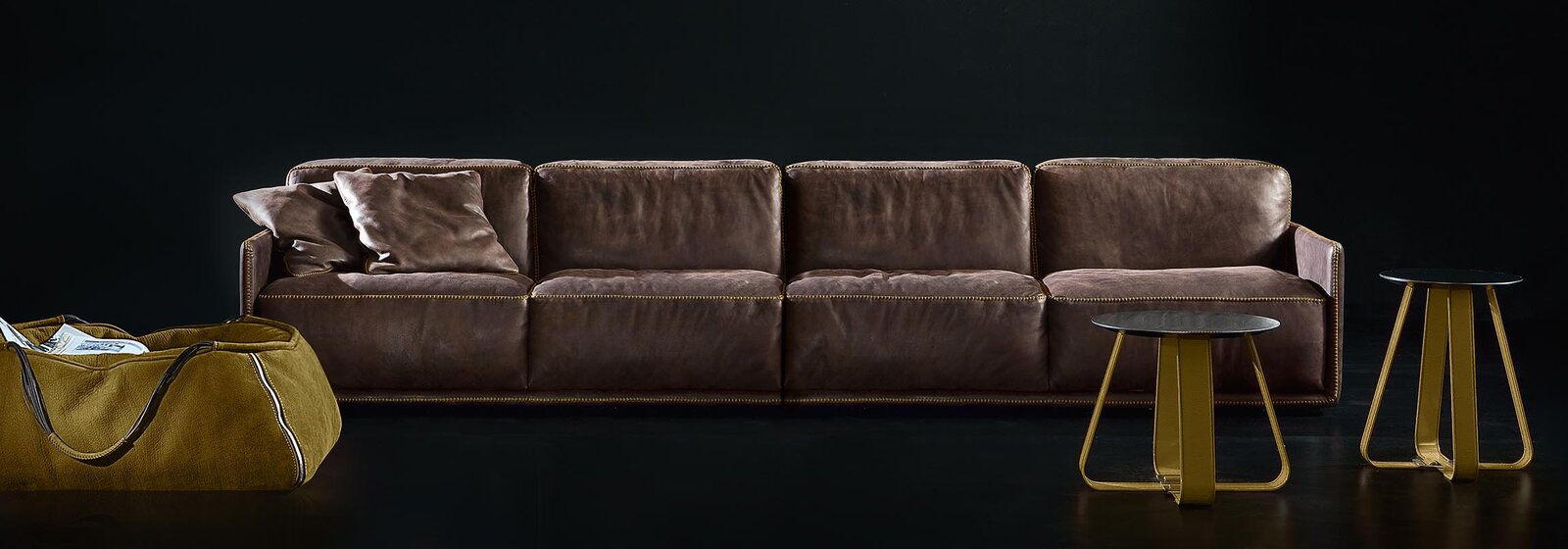 Gamma Arredamenti Border Sectional Sofa - Thumbnail 4