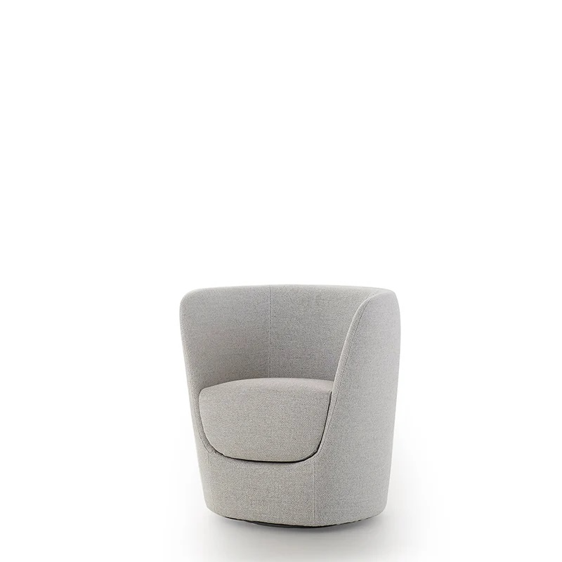 Oplà Light Grey Fenice 62 Fabric Armchair