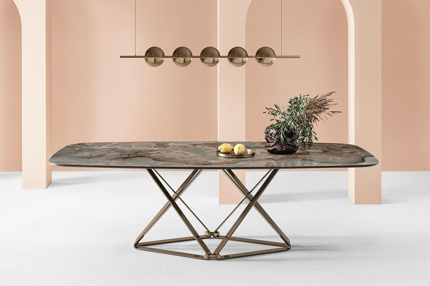 Delta Marble Dining Table - Thumbnail 3