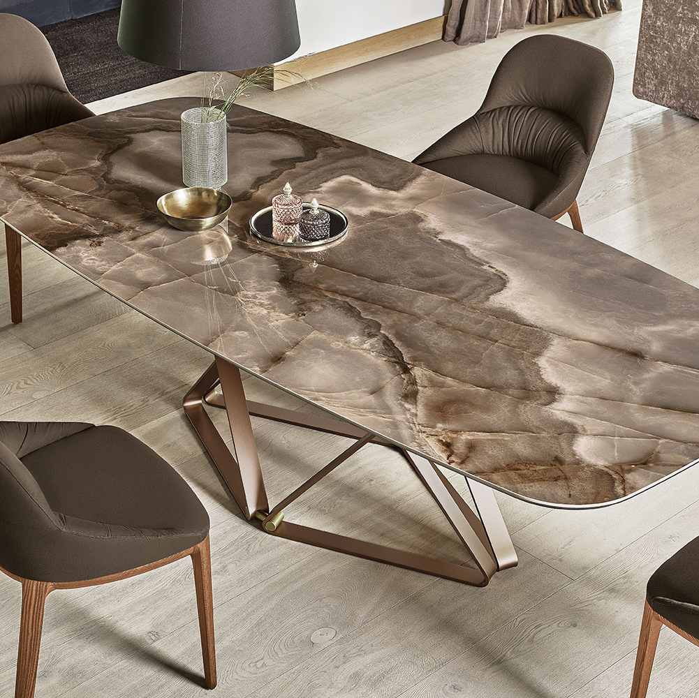 Delta Marble Dining Table - Thumbnail 4