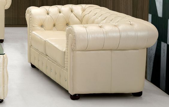 258 Leather Loveseat - Thumbnail 3