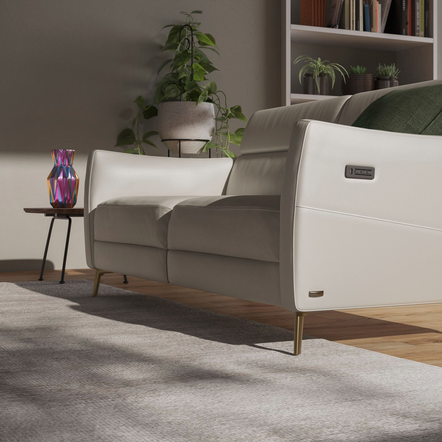 Natuzzi Editions Greg C200 Recliner Sofa