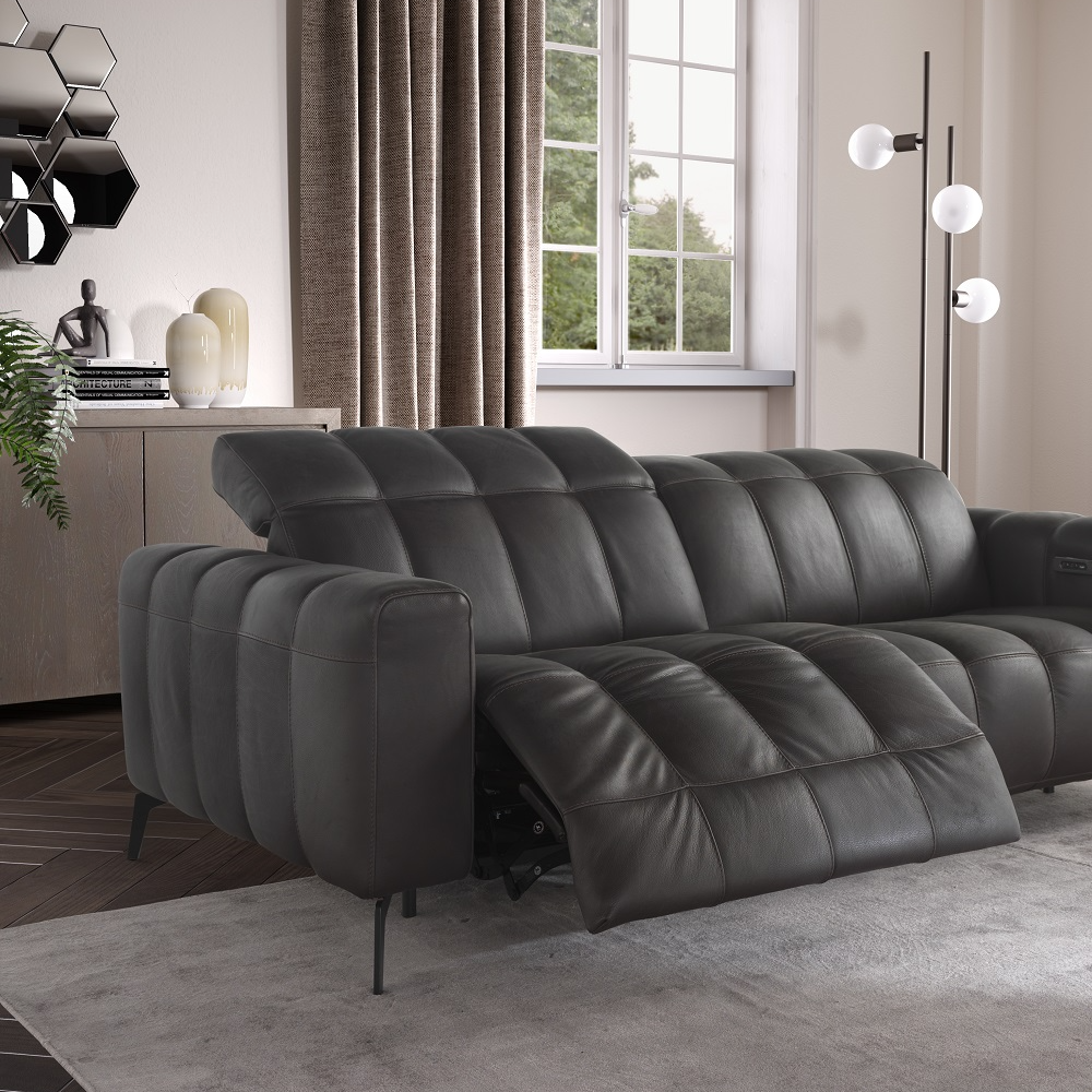 NATUZZI 本革　PORTENTO/電動リクライニングソファ　極美品 NATUZZI 本革 PORTENTO/電動リクライニングソファ 極美品 - メルカリ