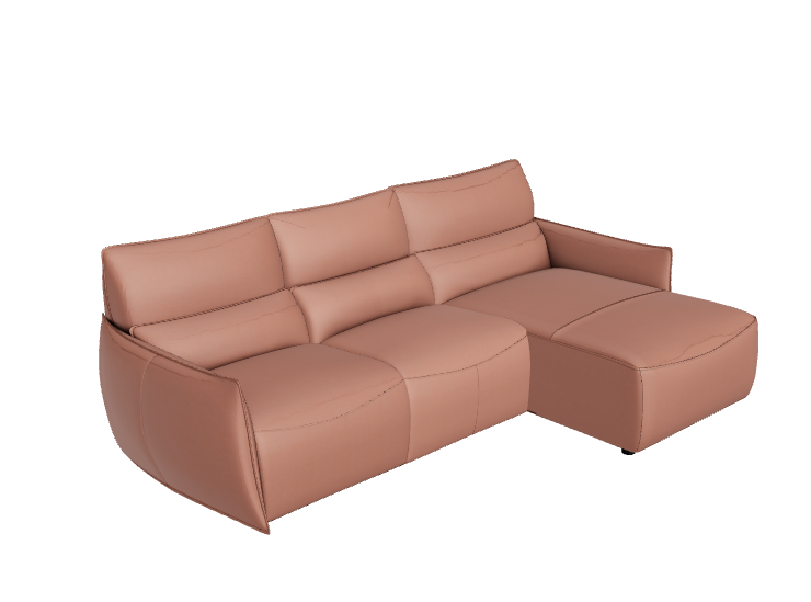 Stupore Sofa with Chaise by Natuzzi Editions Stupore Sofa with Chaise by Natuzzi Editions