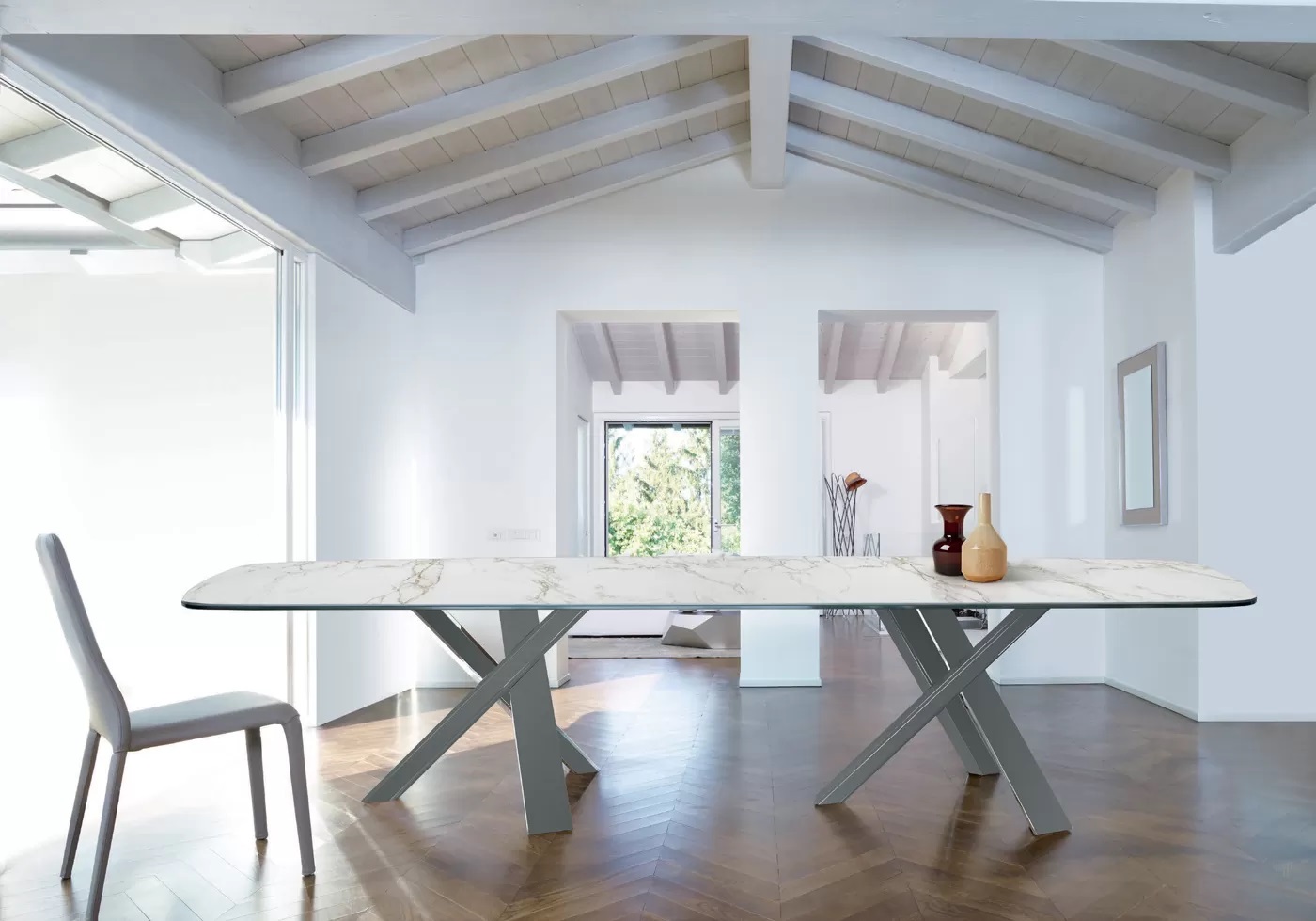 Twins Resort Ceramic Dining Table by Ivano Antonello Italia