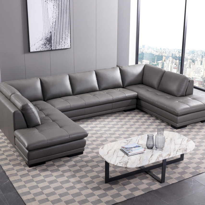 ML157 Leather Sofa Sectional