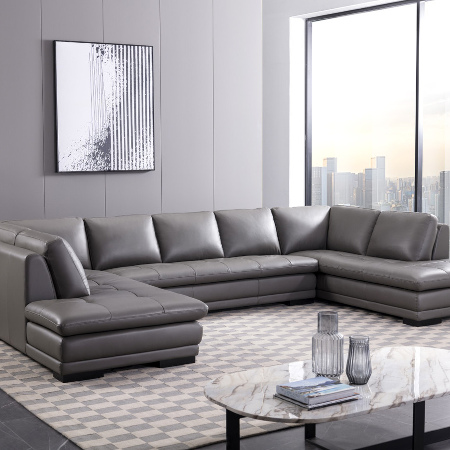 ML157 Leather Sofa Sectional - Thumbnail 5