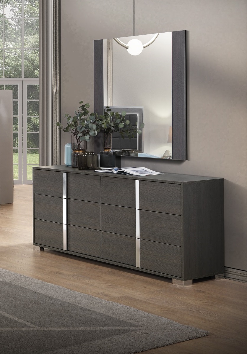 matte grey dresser Alice Matte Grey Dresser