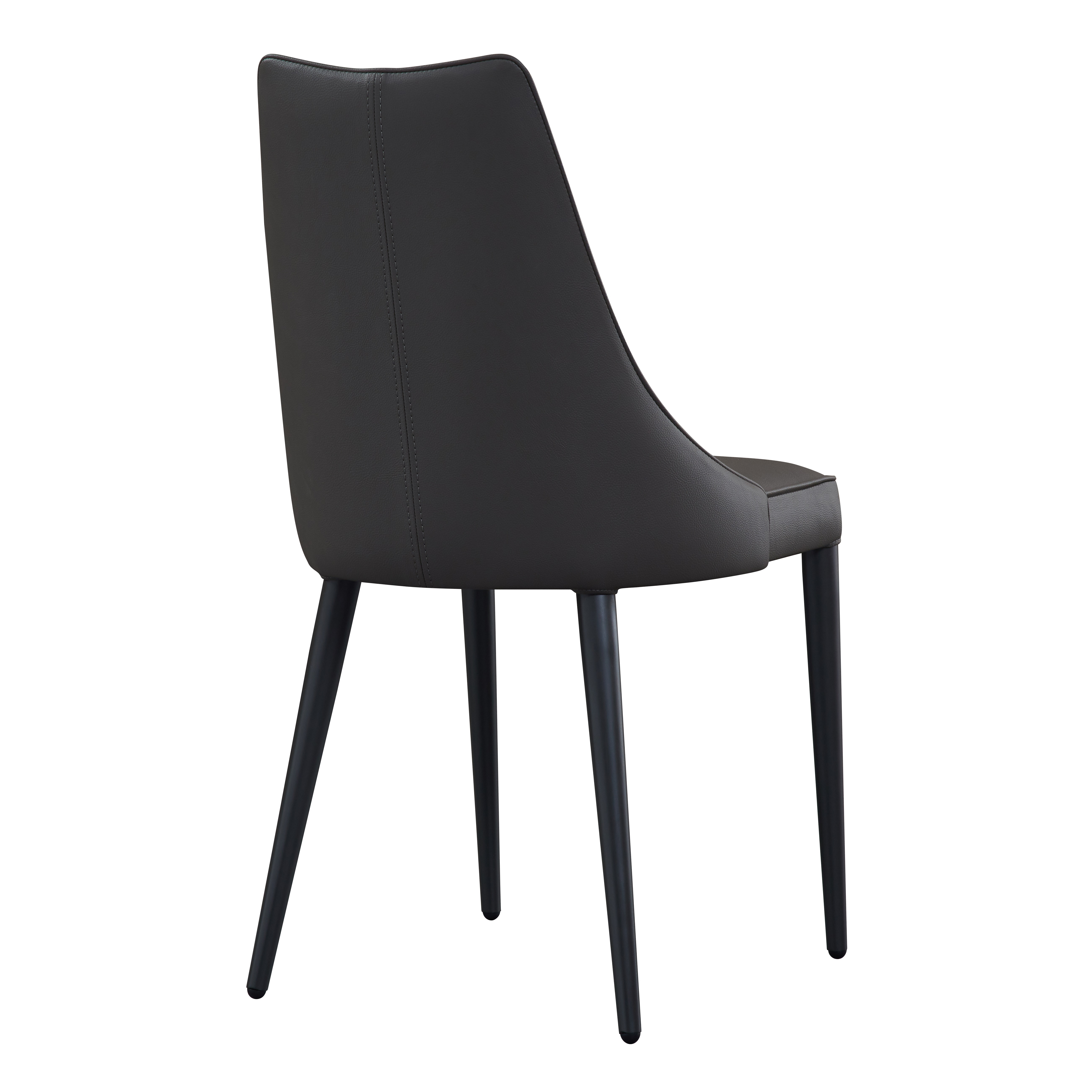 Bosa-Moderna Dining Chair in Grey Back View.jpg