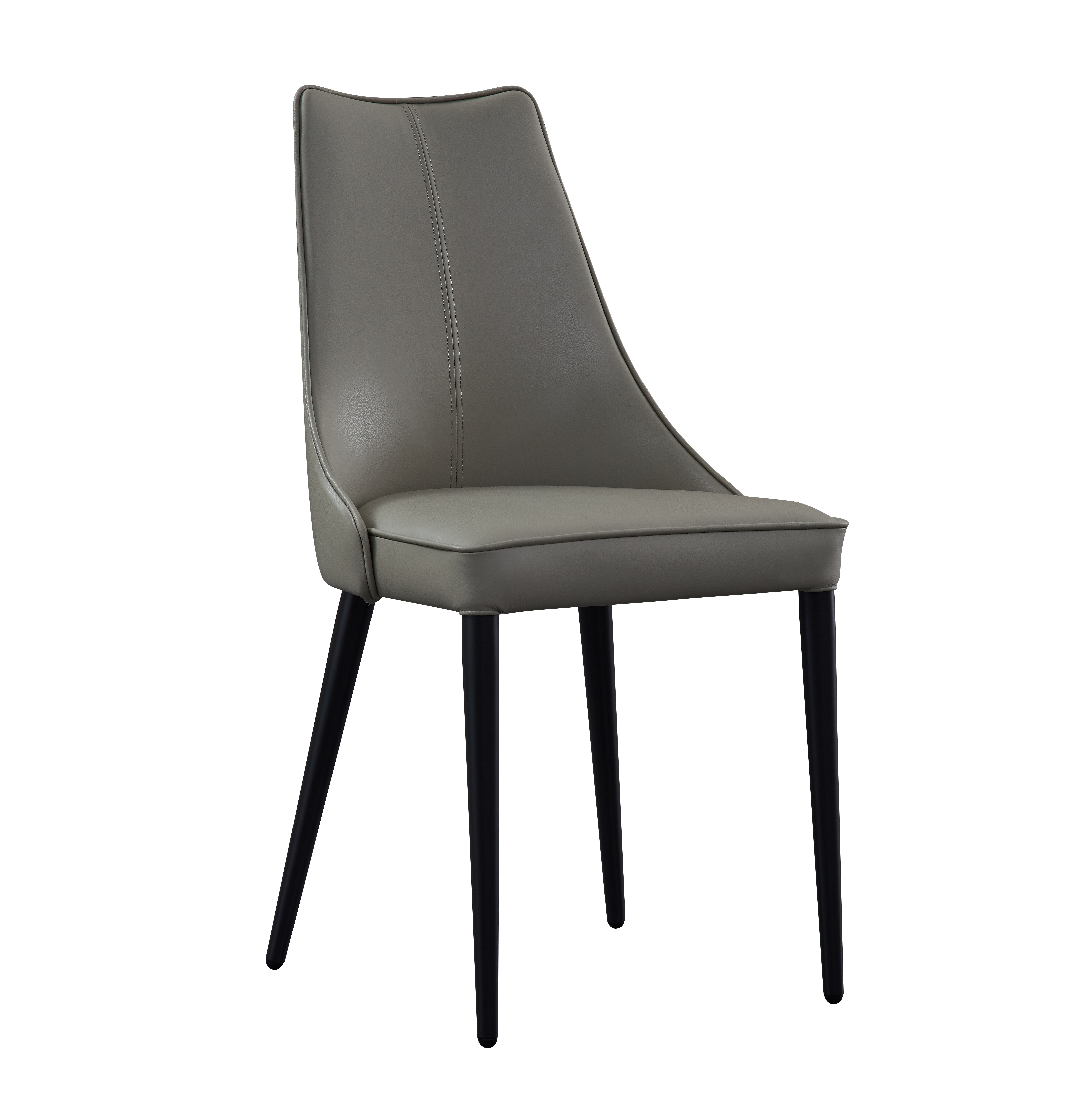 Milano Light Grey Chair Front View.jpg