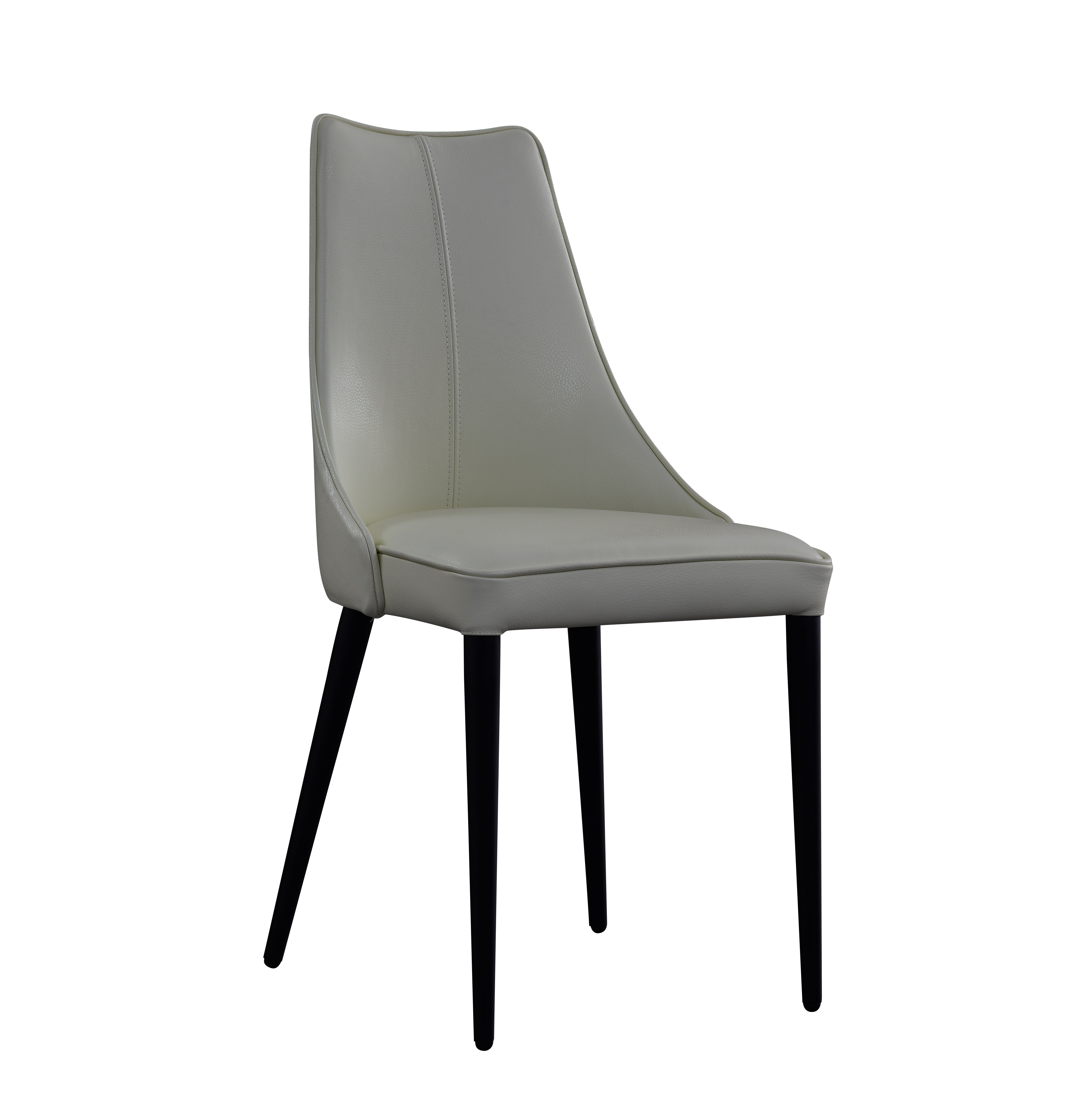Milano White Chair Front View.jpg