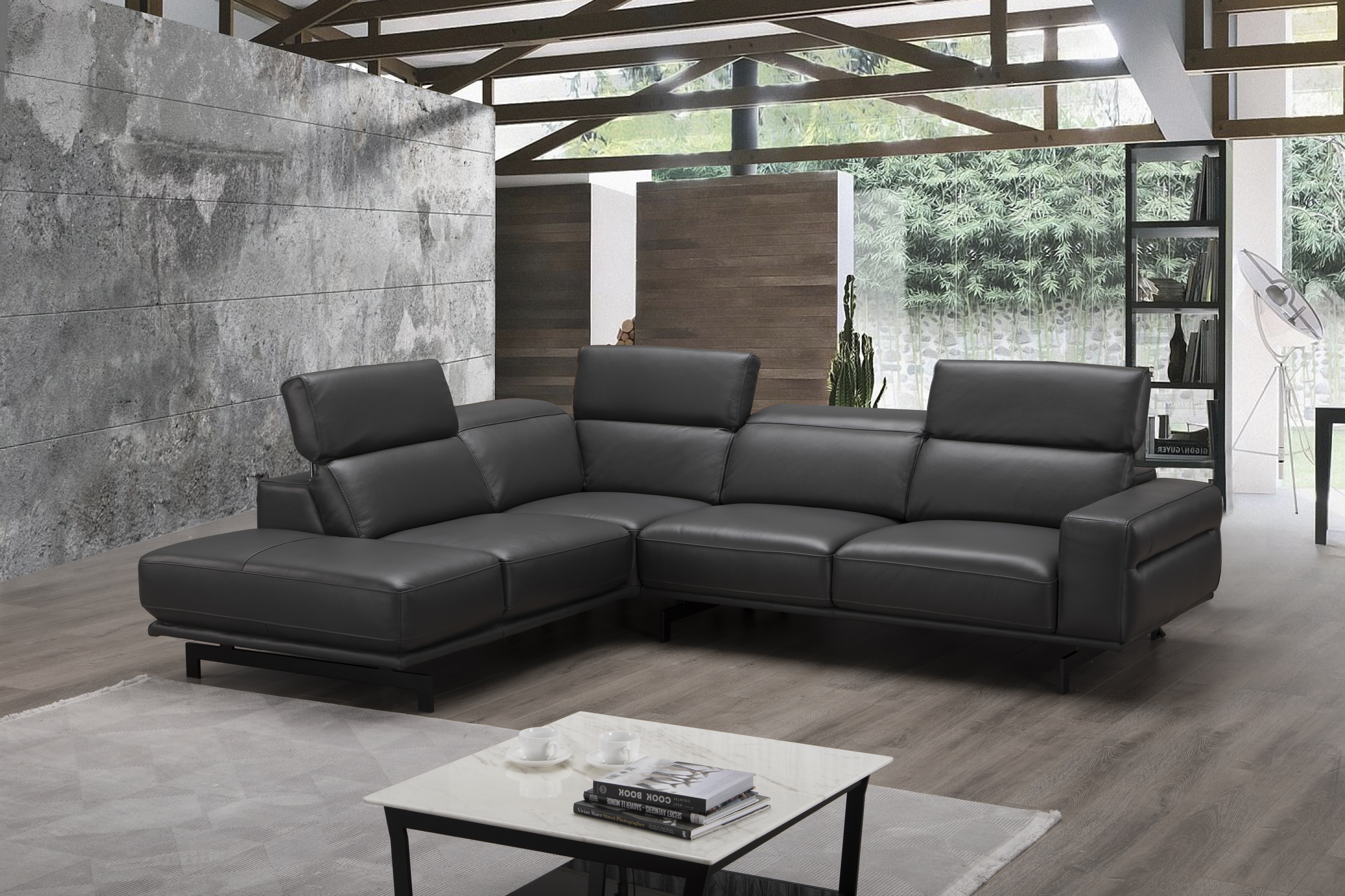 Davenport Slate Grey LHFC Side View.jpg