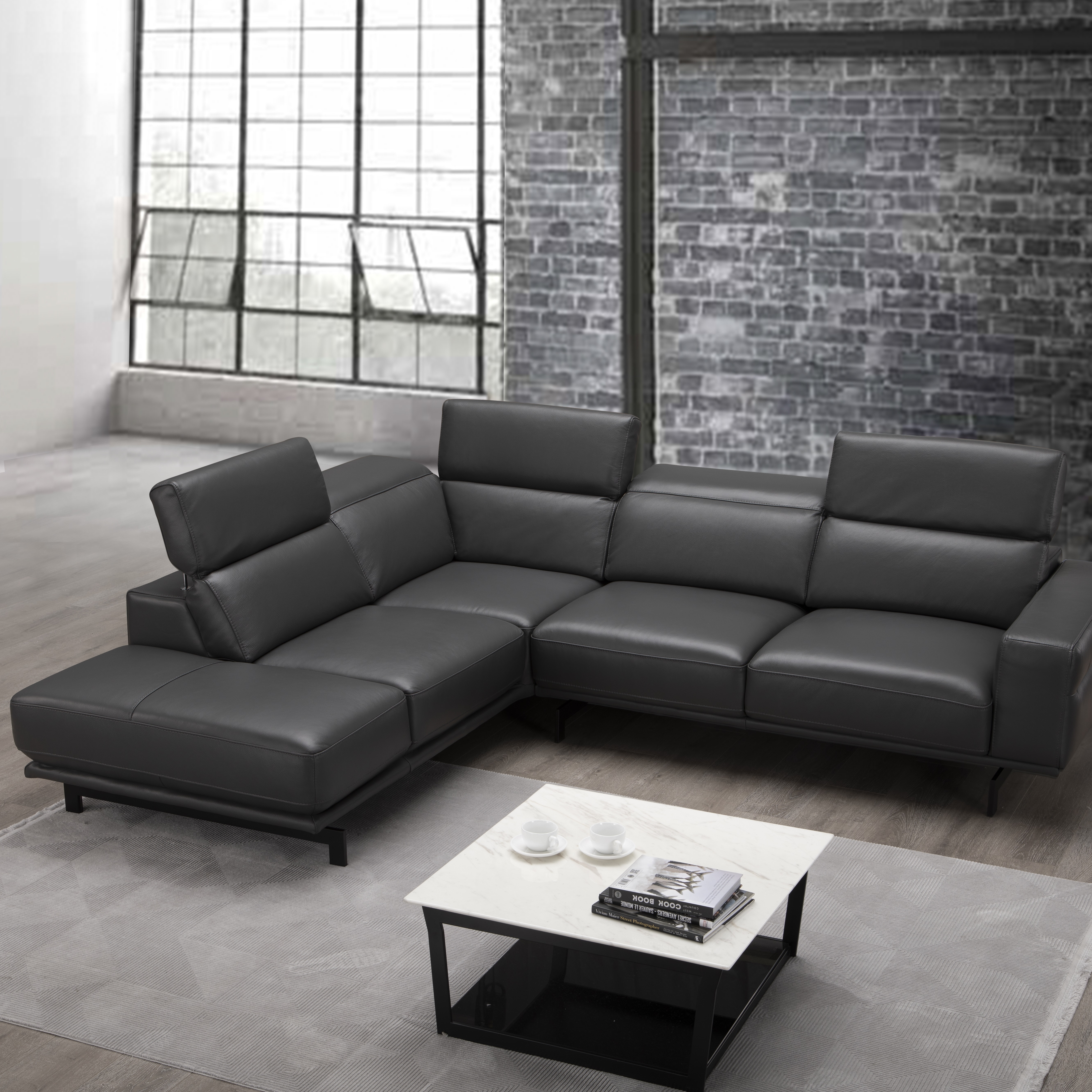 Davenport Slate Grey LHFC Top View.jpg