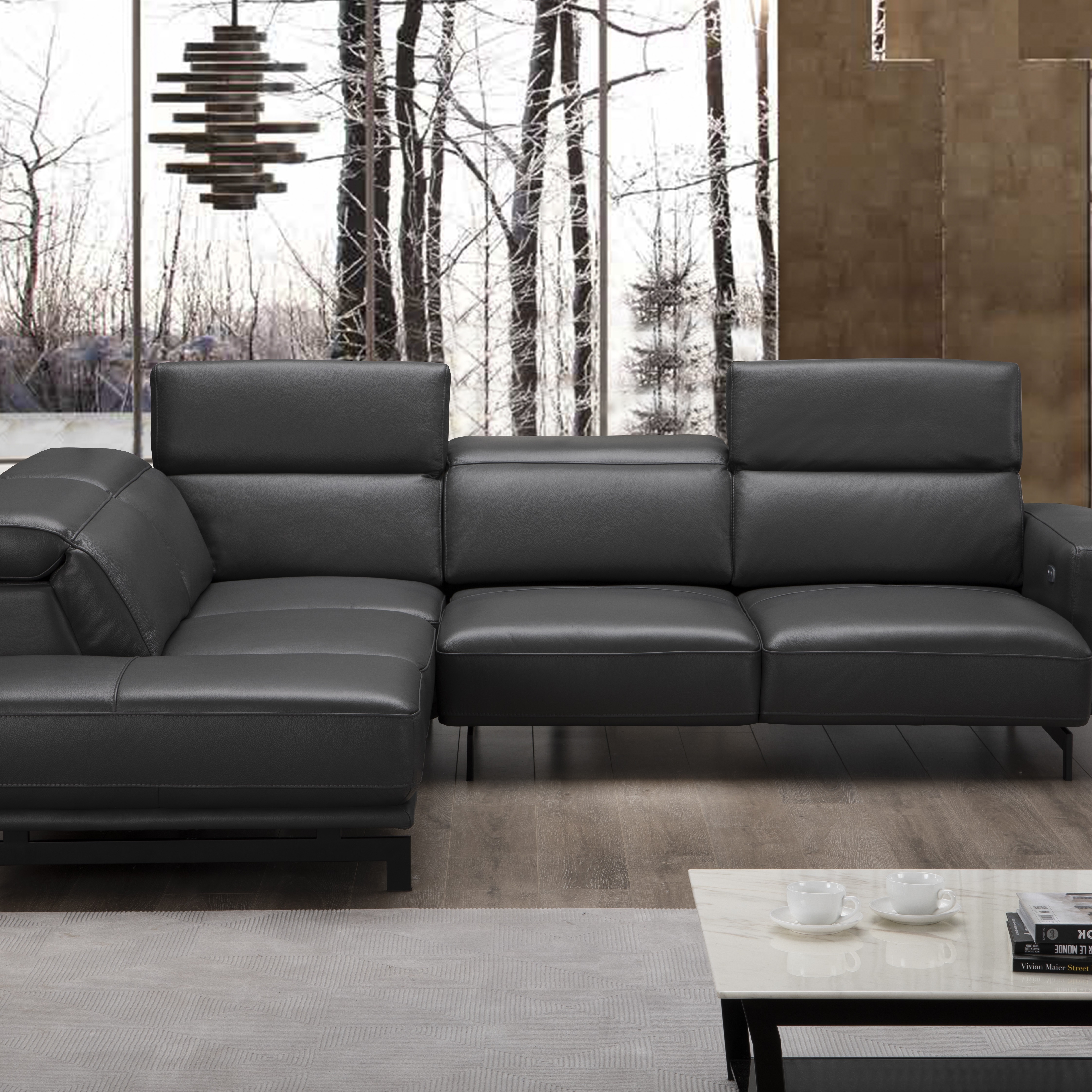 Davenport Slate Grey LHFC Front View.jpg