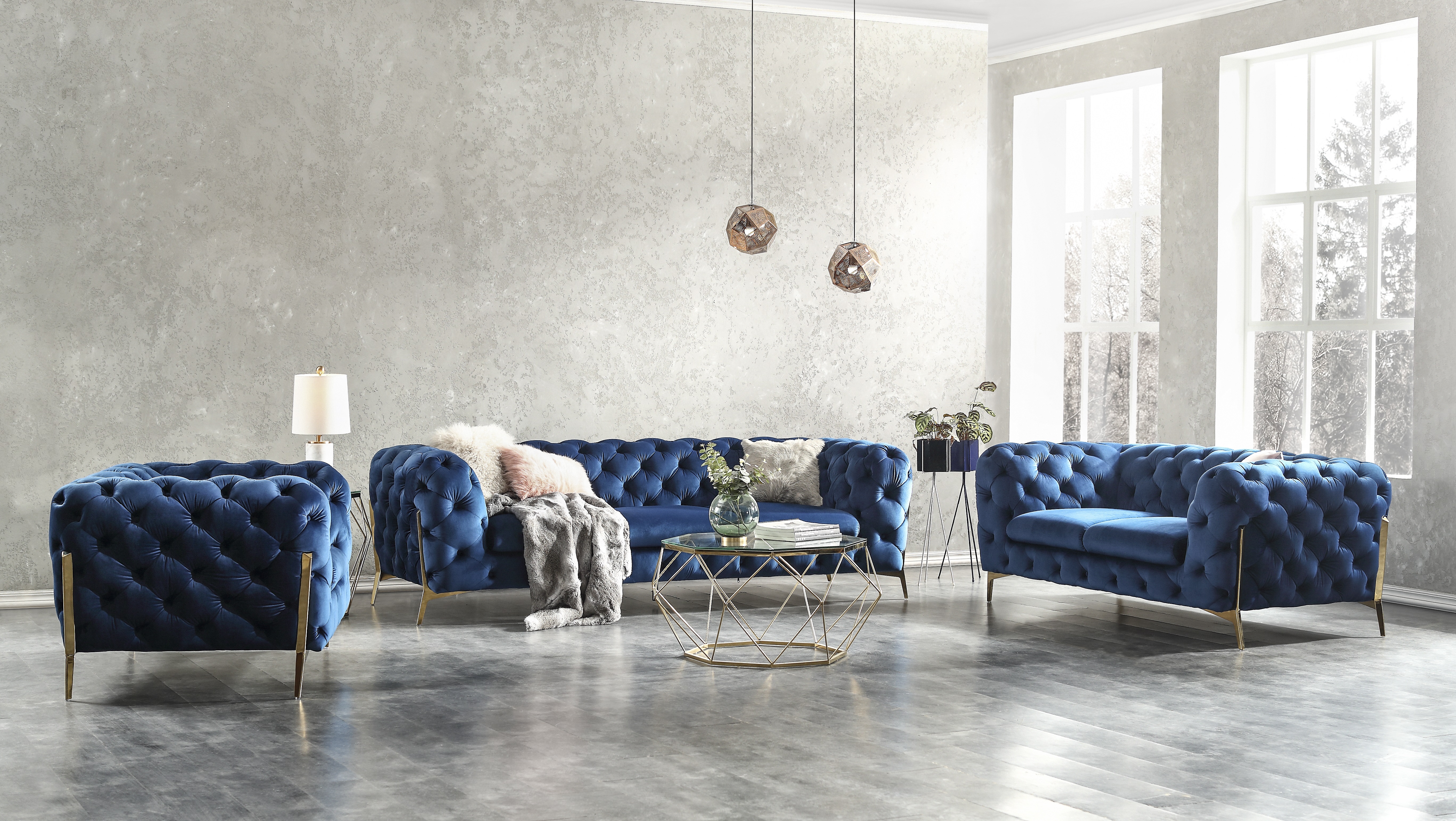 Glamour Sofa Set in Blue.jpg
