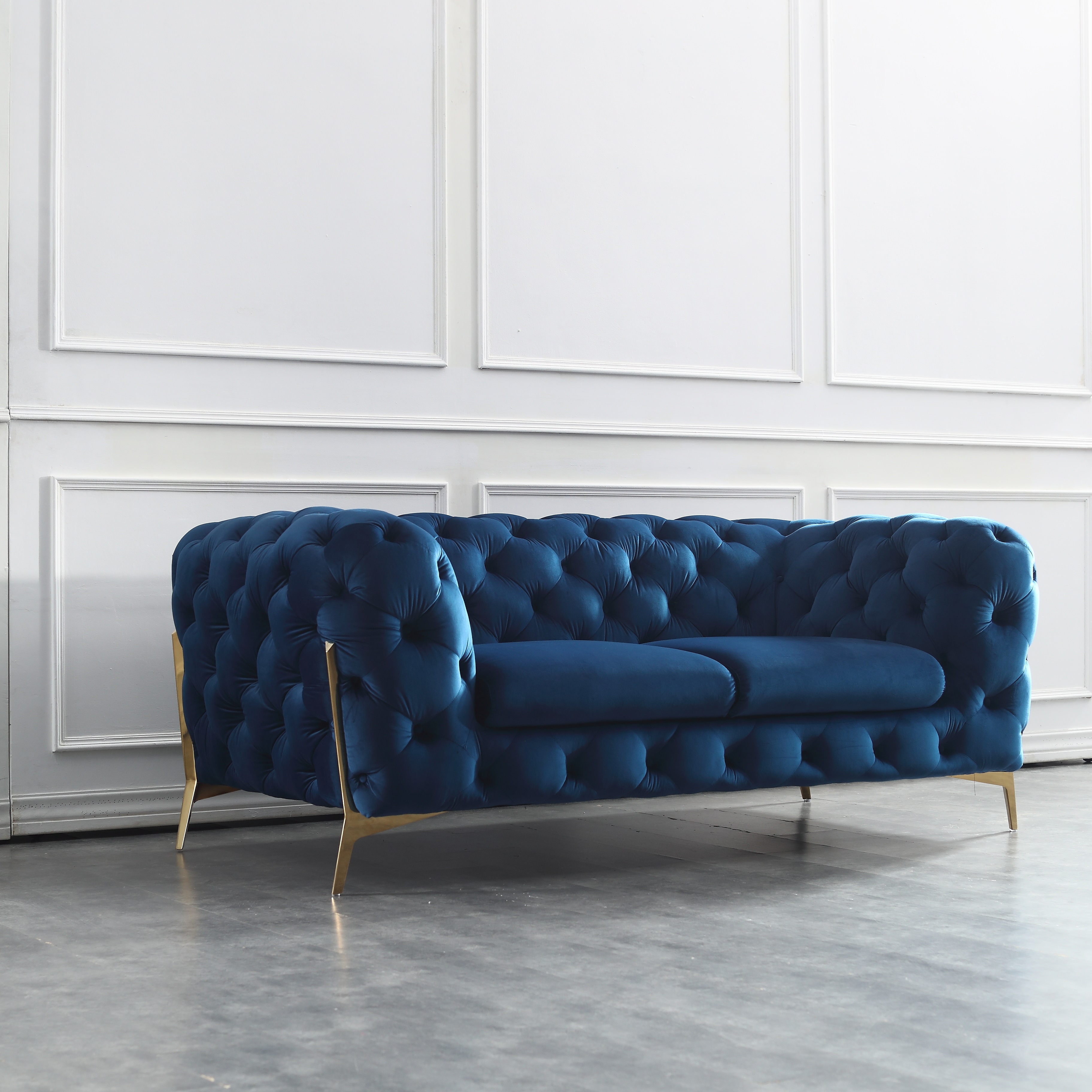 Glamour Love Seat Side View in Blue.jpg