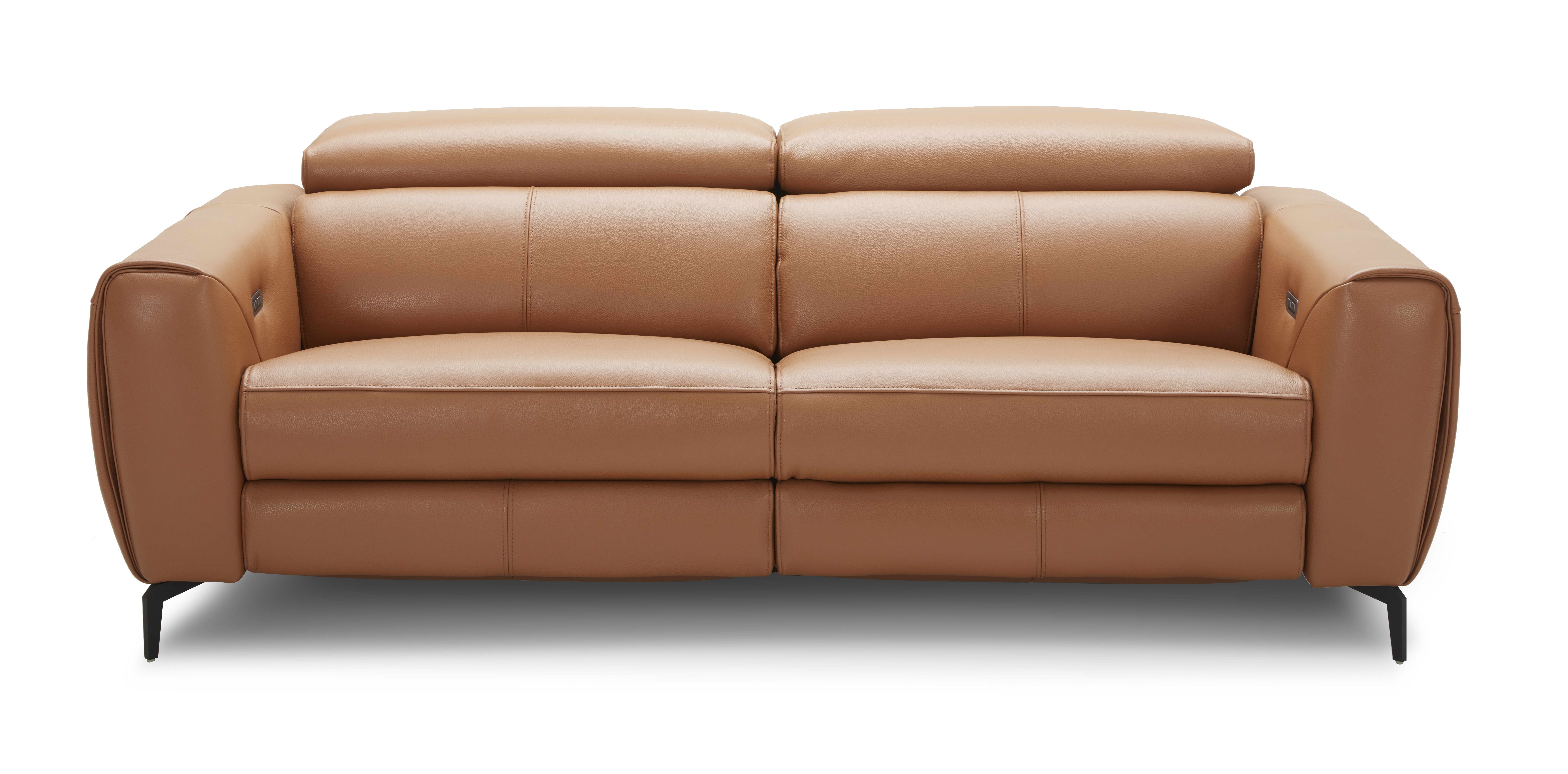 Lorenzo Sofa Caramel Front View HQ.jpg