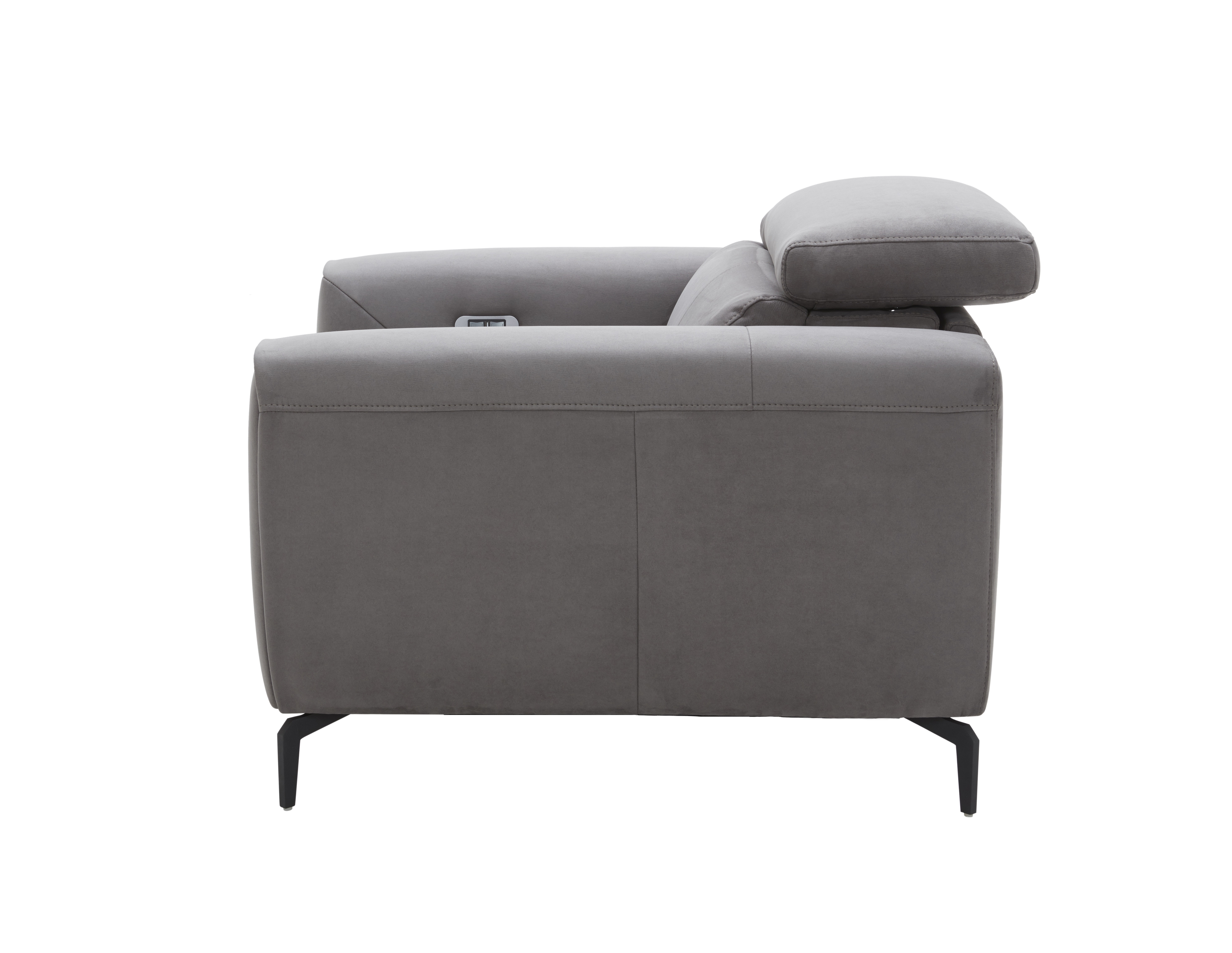 Lorenzo Grey Fabric Chair Side View.jpg