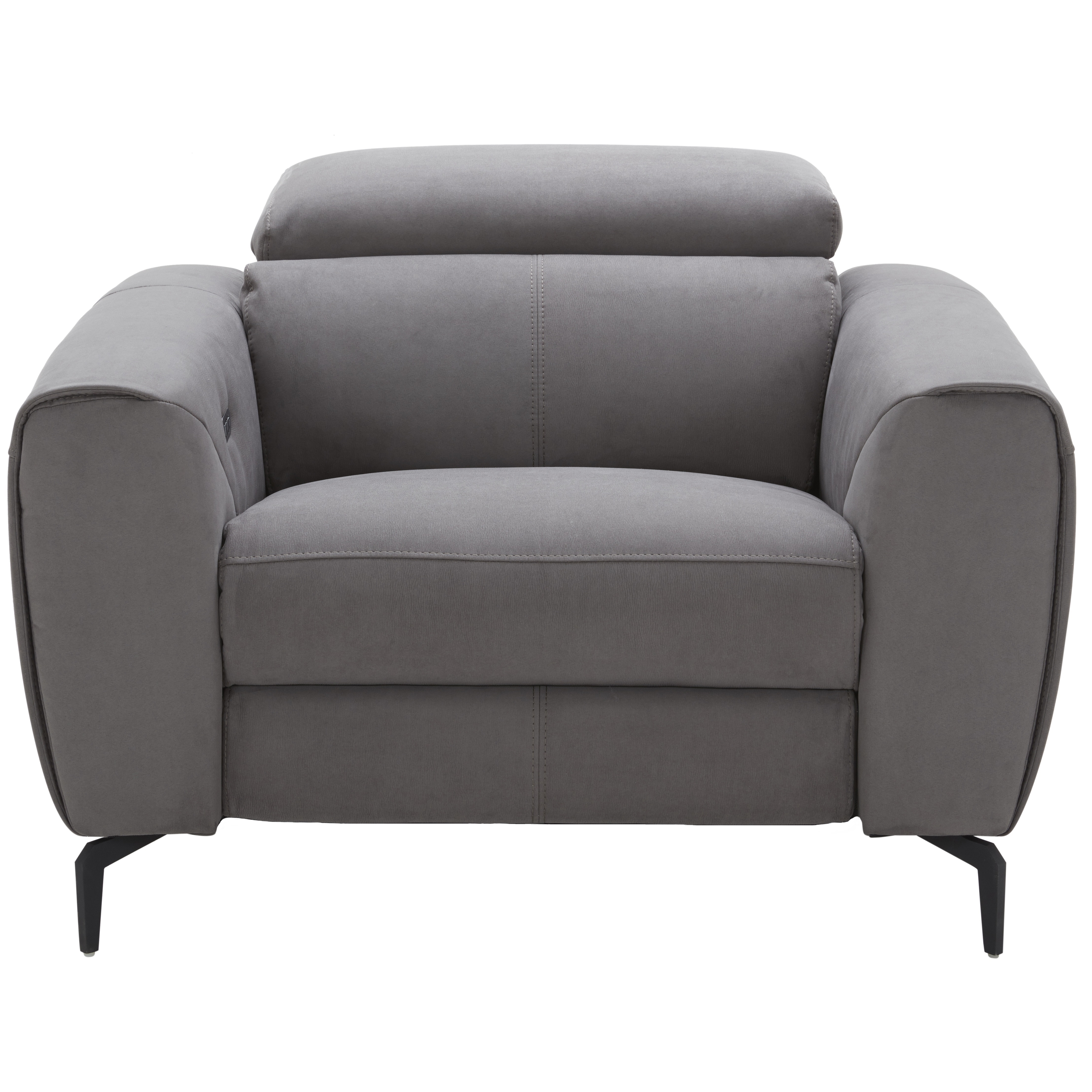 Lorenzo Grey Fabric Chair