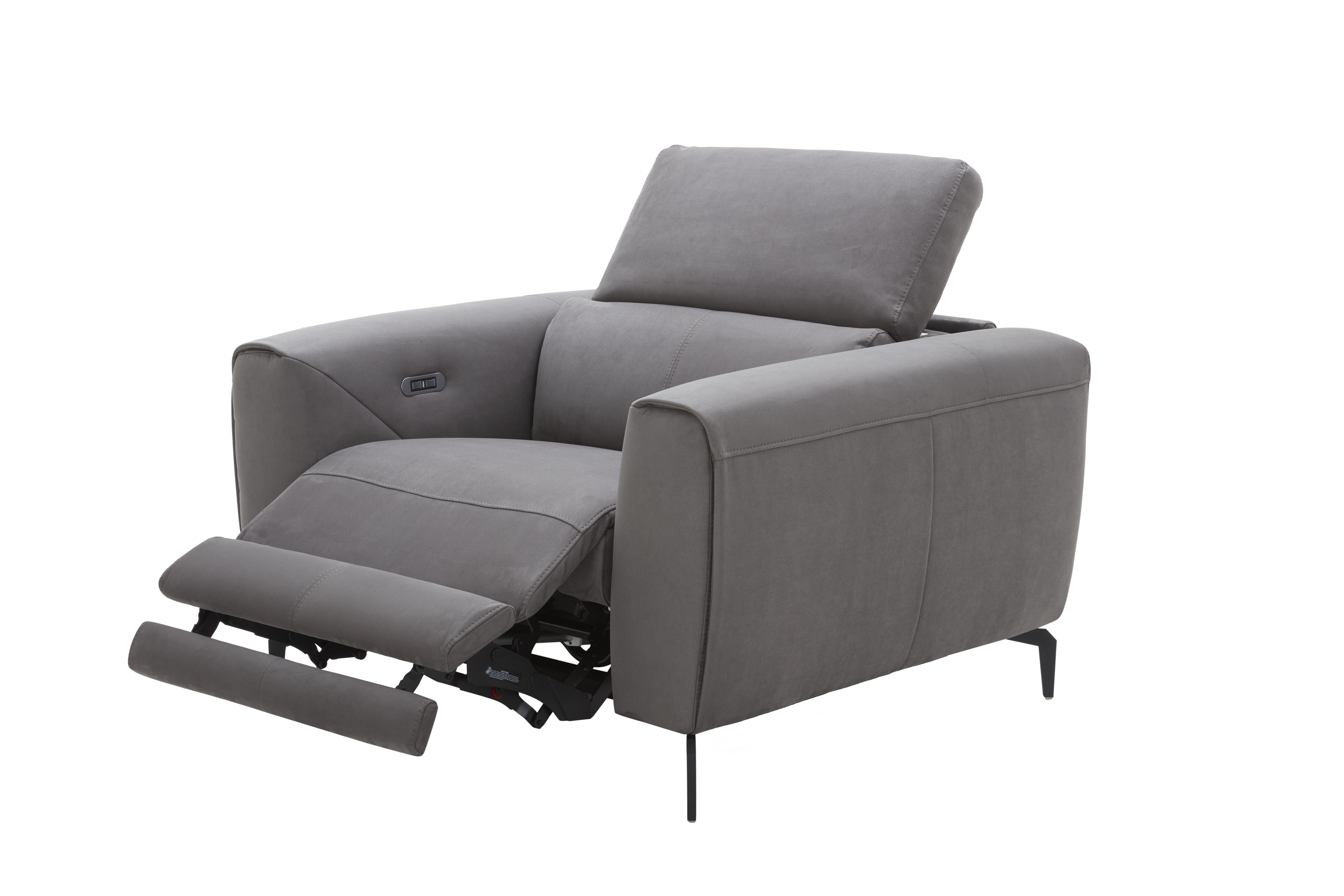 Lorenzo Grey Fabric Chair - Thumbnail 5