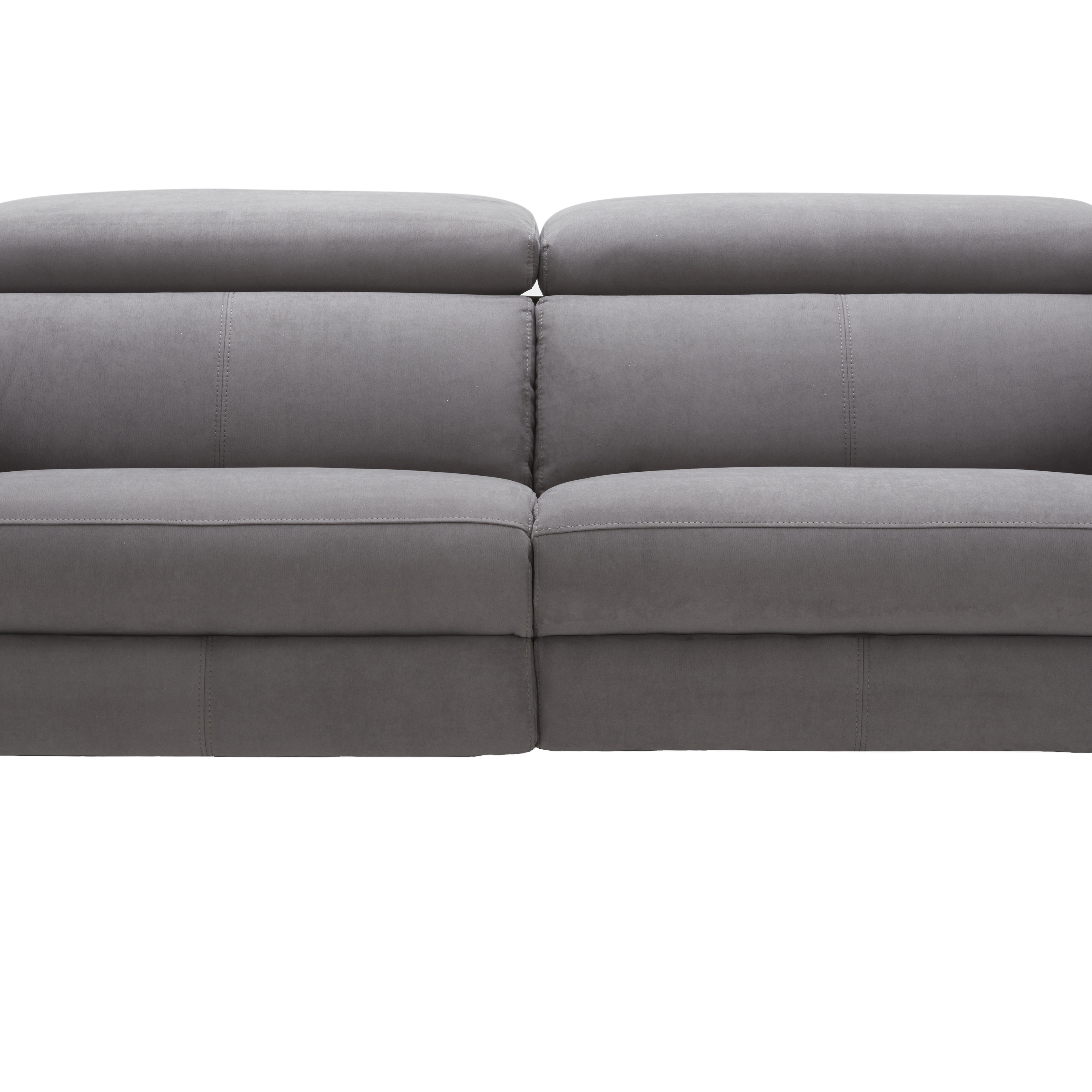 Lorenzo Grey Fabric Sofa Front.jpg