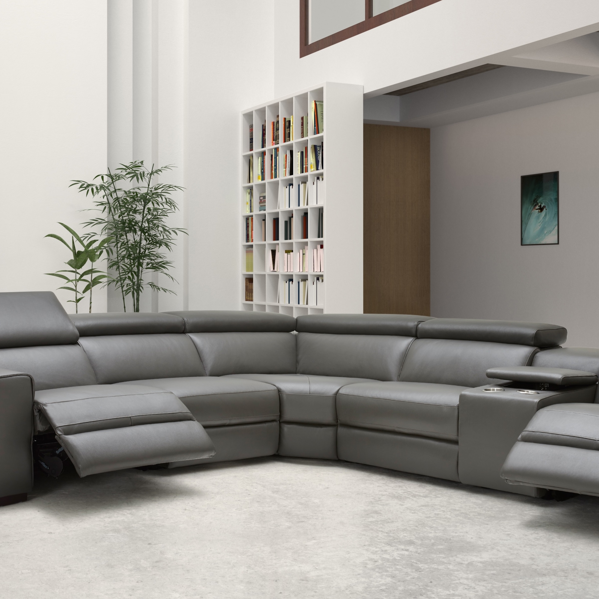 Picasso Dark Grey Room Setting Reclined Reversed.jpg