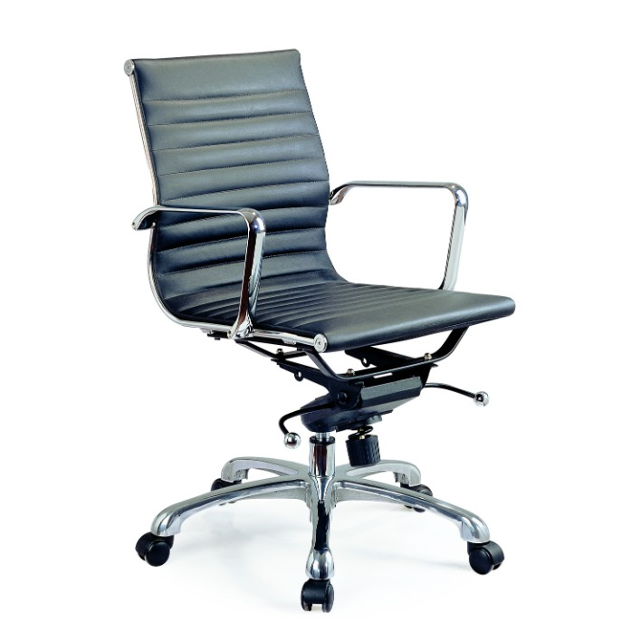 Comfy Low Back Black Office Chair