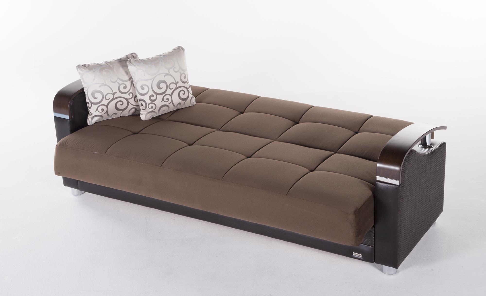 Luna Naomi Brown Sofa Bed