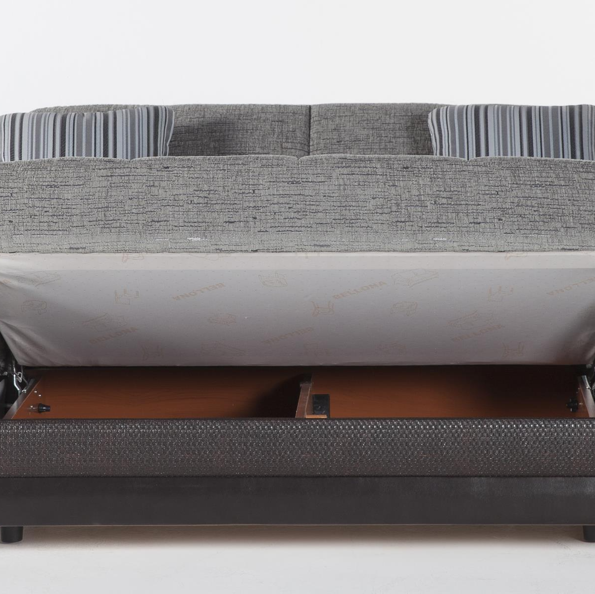 Luna Sofa-Bed In Fulya Gray By Bellona